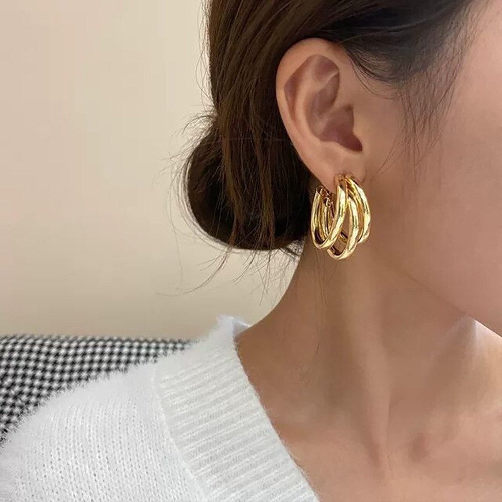Delighful Gold Earrings For Women BY Lagu Bandhu - Lagu Bandhu